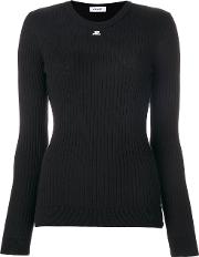 Courreges Ribbed Knitted Top 
