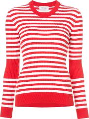 Courreges Striped Knitted Top 