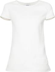 Hem Detail T Shirt Women Silkwool 36, White