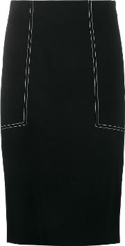 'suvo' Skirt Women Virgin Wool 2, Black