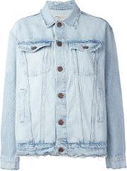 Currentelliott Button Up Denim Jacket Women Cotton 3