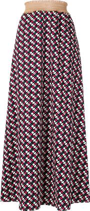 Geometric Print Skirt 