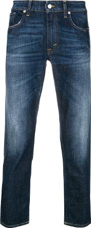 Cropped Fitted Jeans 