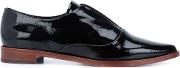 Derek Lam 10 Crosby Pointed Toe Loafers Women Patent Leather 5, Black 