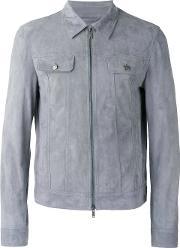 1972 Zipped Jacket Men Cottonsuede 50, Grey