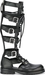 Gladiator Boots Women Calf Leatherleatherrubber 40
