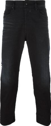 Classic Cropped Jeans Men Cottonspandexelastane 2932, Black