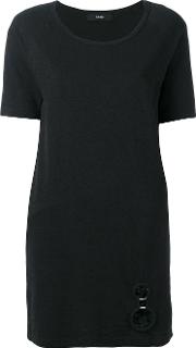 T Shirt Dress Women Cottonlinenflaxpolyester Xs, Black
