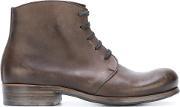 Lace Up Ankle Boots Women Horse Leatherleather 38, Women's, Brown