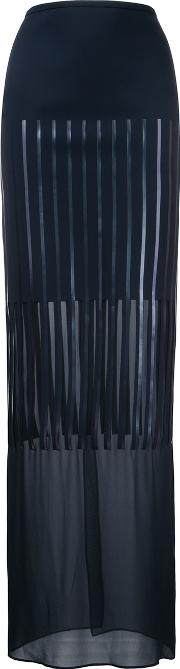 Verticality Skirt Women Polyester 8, Blue