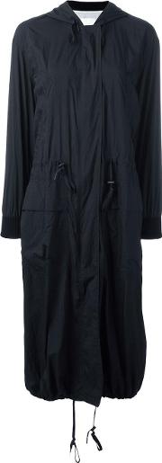 Hooded Raincoat Women Nylon Xxs, Black