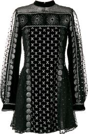 Dodo Bar Or Multi Print Dress Women Silkpolyesterviscose 40, Black 