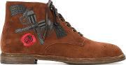 'marsala' Boots Men Leathercalf Suederubber 40
