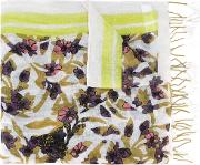 Multi Printed Scarf Women Linenflax One Size, Women's