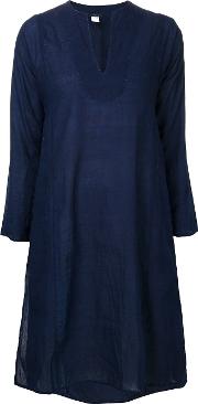 'aleppo' Tunic Dress Women Cotton 1, Women's, Blue
