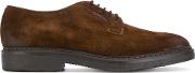 Doucal's Casual Derby Shoes Men Leathersuederubber 43.5, Brown 
