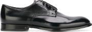 Doucal's Formal Derby Shoes Men Leather 44, Black 