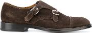 Doucal's Monk Shoes Men Leathersuede 44, Brown 