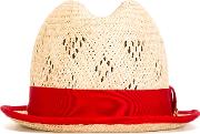 Panama Hat Women Cottonviscosestraw M, Nudeneutrals