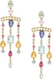Theodora Chandelier 18kt Gold Earrings 