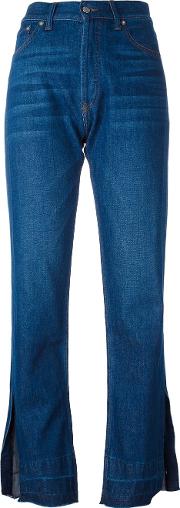 Each X Other Other Flared Jeans Women Cotton 25, Blue 