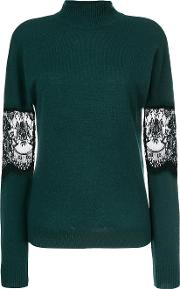 Lace Turtle Neck Sweater 