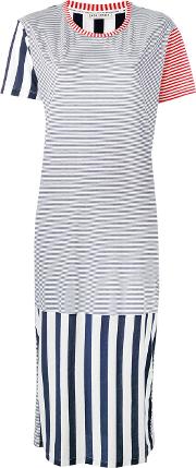 Other Striped T Shirt Dress Women Cotton Xs, Women's, White