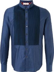 Education From Youngmachines Embroidered Denim Shirt Men Cotton 3, Blue 