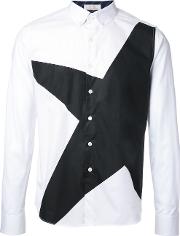 Star Printed Shirt Men Cotton 1, White