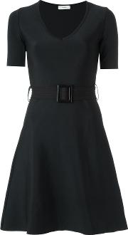 Belted Dress Women Polyamidespandexelastaneviscose P, Black