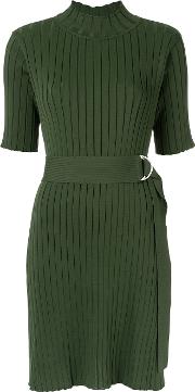 Knit Dress Women Polyamideviscose M, Green