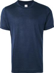 Classic Crewneck T Shirt Men Silkcotton L, Blue