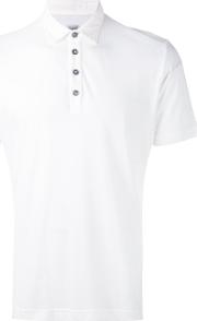 Classic Polo Shirt Men Cotton L, White