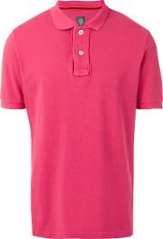 Classic Polo Shirt Men Cotton M, Pinkpurple