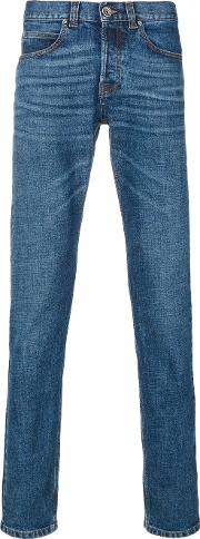 Slim Fit Jeans Men Cottonelastodiene 34, Blue
