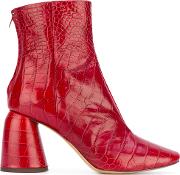 Jezebel Ankle Boots Women Leather 37, Red