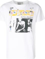 Enfants Riches Deprimes Logo Print T Shirt Unisex Cotton L, White 
