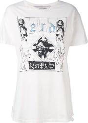 Printed T Shirt Women Cotton Xl, White