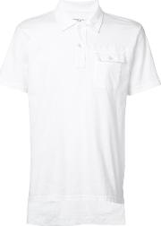 Classic Polo Shirt Men Cotton M, White