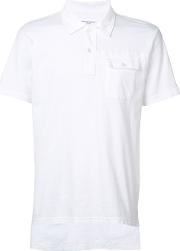 Classic Polo Shirt Men Cotton S, White