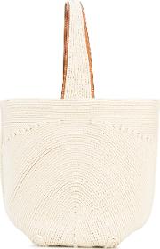Woven Rope Tote Women Cottonpolyester One Size, Women's, Nudeneutrals