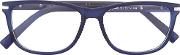 Square Frame Glasses Men Acetatemetal 55, Blue