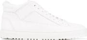 . High Top Sneakers Men Leatherrubber 45, White