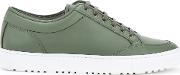 . Rubberised Sneakers Unisex Leatherrubber 43, Green