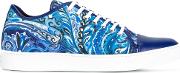 Abstract Print Sneakers 