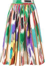 Printed Midi Skirt Women Cotton 44