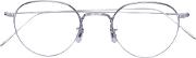 Eyevan7285 Round Frame Glasses Unisex Titanium 46, Grey 