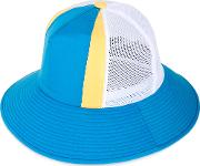 Facetasm Panelled Bucket Hat Men Rexcell One Size, White 