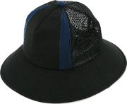 Panelled Bucket Hat Men Nylonrexcell One Size, Black