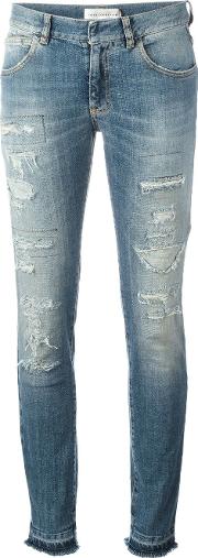 Distressed Skinny Jeans 